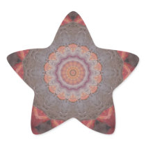 Colorful Floor Tiles Kaleidoscope 12 Star Stickers