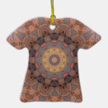 Colorful Floor Tiles Kaleidoscope 4 Ornament