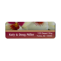 Colorful floral address labels