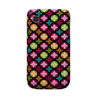 Colorful Floral Circle Pattern Samsung Galaxy Case