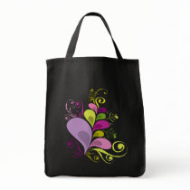 Colorful Floral Deco Leaves Graphics Custom Bag
