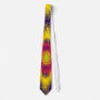 Colorful floral design Tie