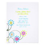 Colorful Floral Vine Party Invitation