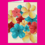 Colorful Flower Blossoms Cards
