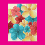 Colorful Flower Blossoms Postcards