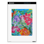 colorful flower bouquet iPad cover Decals For The iPad