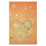 Colorful Flower Pattern Vector Graphic Stationery Paper