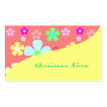 Colorful Flowers Business Cards