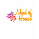 Colorful Flowers Maid of Honor shirt