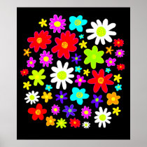 Colorful Flowers Posters