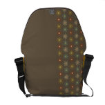 Colorful flowers Rickshaw messenger bag