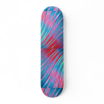 Colorful Flowing phosphorescence Skateboard