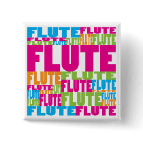 Colorful Flute Pins