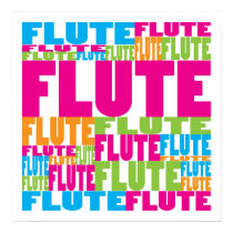 Colorful Flute posters