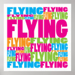 Colorful Flying posters