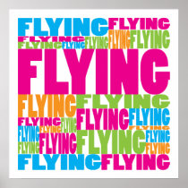 Colorful Flying Posters