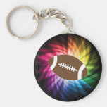 Colorful Football Key Chain