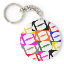 Colorful Football KeyChain keychains