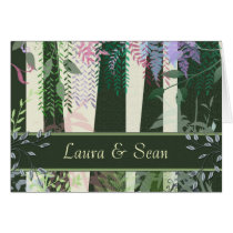 Colorful Forest Card - Customize with your name