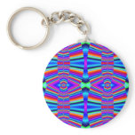 Colorful fractal keychains
