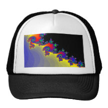 Colorful Fractal Spirals: Mesh Hats