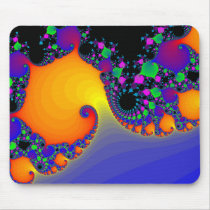 Colorful Fractal Spirals: Mousepad