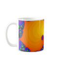 Colorful Fractal Spirals: mugs