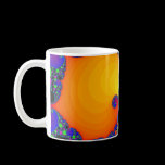 Colorful Fractal Spirals: Coffee Mug