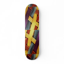 Colorful French basket Skate Board