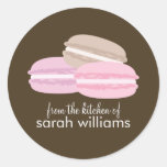 Colorful French Macarons Stickers