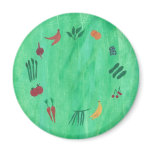 Colorful Fruits and Vegetables Magnets magnets