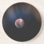 Colorful Full Lunar Moon Rainbow Sky Drink Coaster