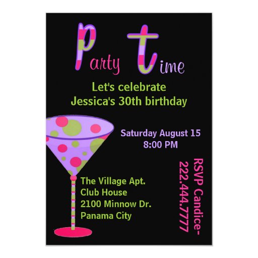 colorful fun birthday party invitation zazzle colorful birthday invitations