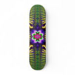 Colorful Funky Fractal Skateboard