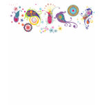 Colorful Funky Paisley T Shirt