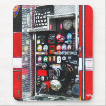 Colorful Gauges on Fire Truck mousepads