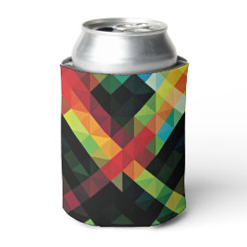 Colorful Geometric Mosaic Pattern Can Cooler