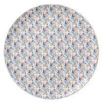 Colorful Geometric Pattern plates