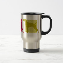 Colorful German Shorthaired Pointer Silhouettes Mugs