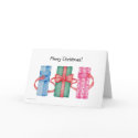 Colorful Gifts Christmas Card