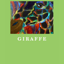 Colorful Giraffe t-shirts