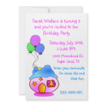 Colorful girl's birthday Invitation