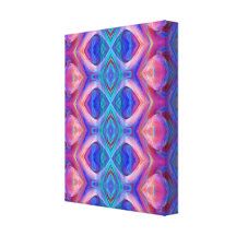 Colorful Glass Abstract canvas Gallery Wrapped Canvas