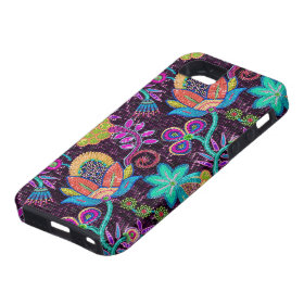 Colorful Glass Beads Look Retro Floral Design iPhone 5 Covers