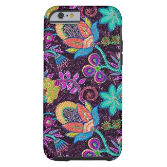 Colorful Glass Beads Look Retro Floral Design Tough iPhone 6 Case