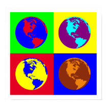 Colorful Globes I posters by artmarx Colorful Globes I posters