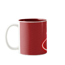 Colorful Glowing Atom - mug