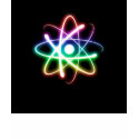 Colorful Glowing Atom - T-shirt