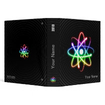 Colorful Glowing Atom - unique binder by OutOfLimits Colorful Glowing Atom - unique binder