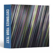 Colorful Glowing Stripes binders